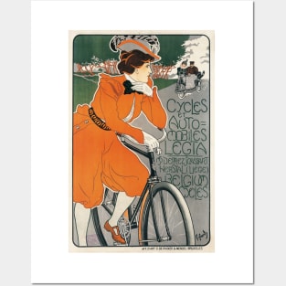 Ad for Cycles et Automobiles Legia, 1898 Posters and Art